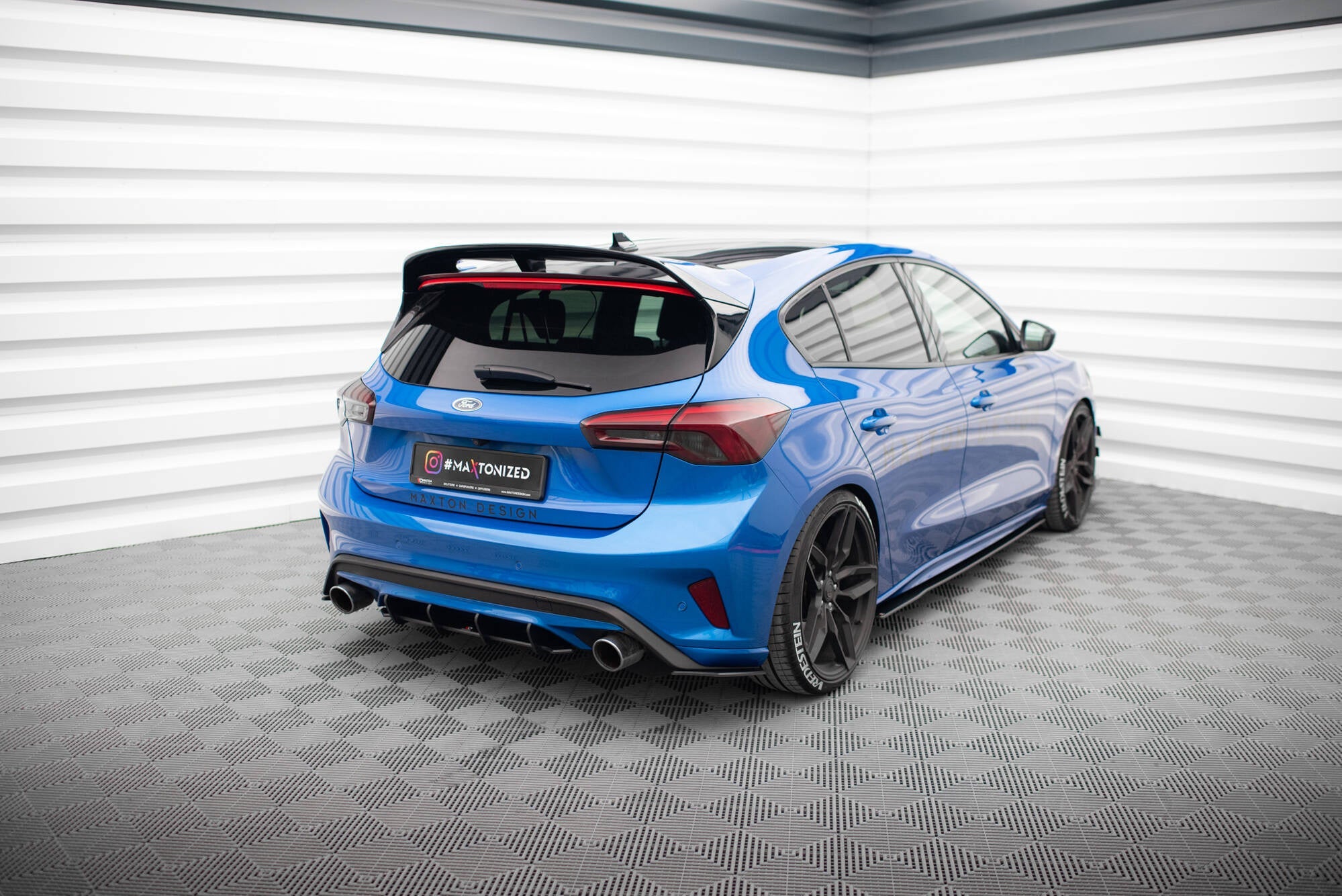 Maxton Design Street Pro Rear Side Splitters para Ford Focus ST Mk4 - imagen 6