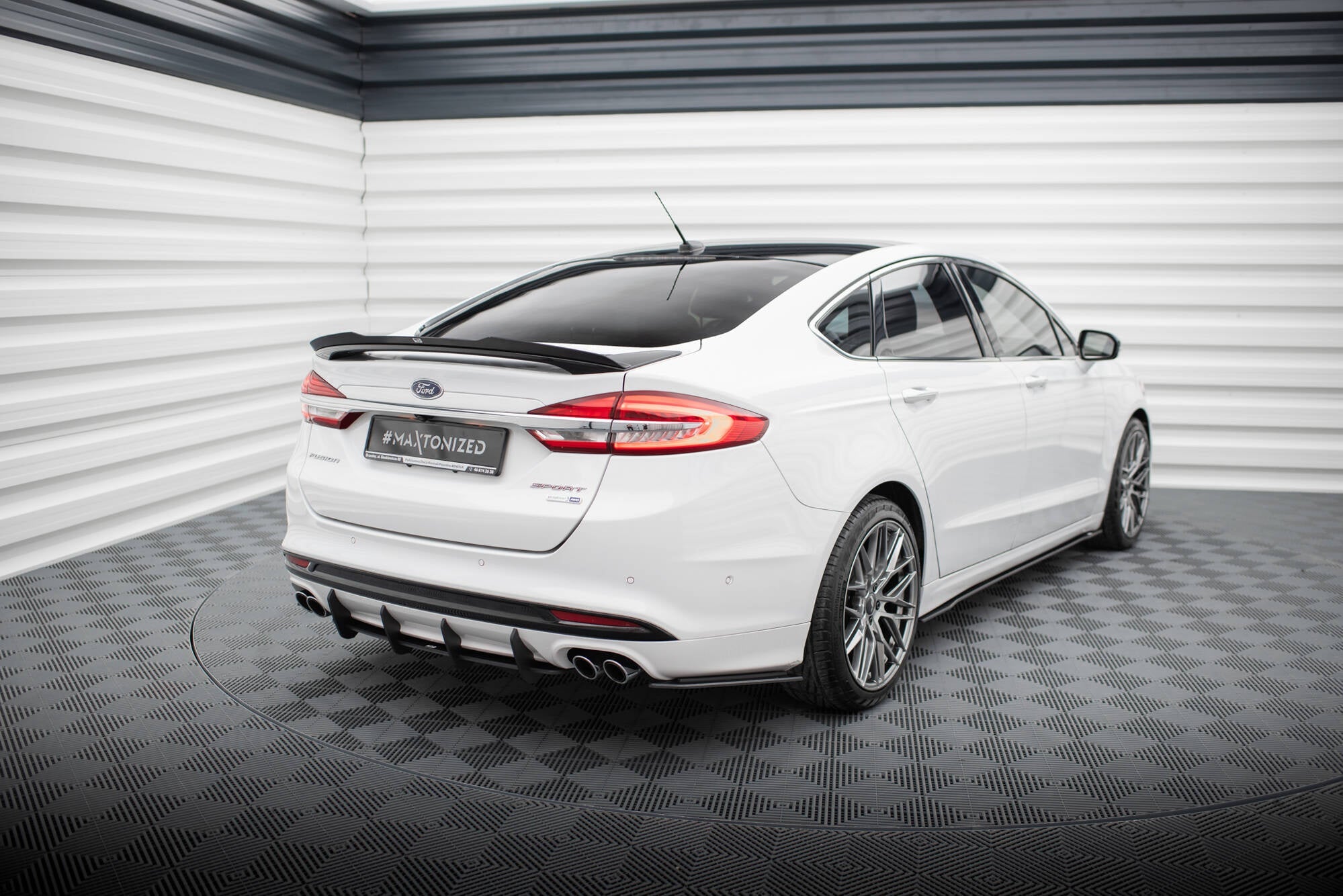 Maxton Design Street Pro Rear Side Splitters para Ford Mondeo Sport Mk5 Facelift / Fusion Sport Mk2 Facelift - imagen 2