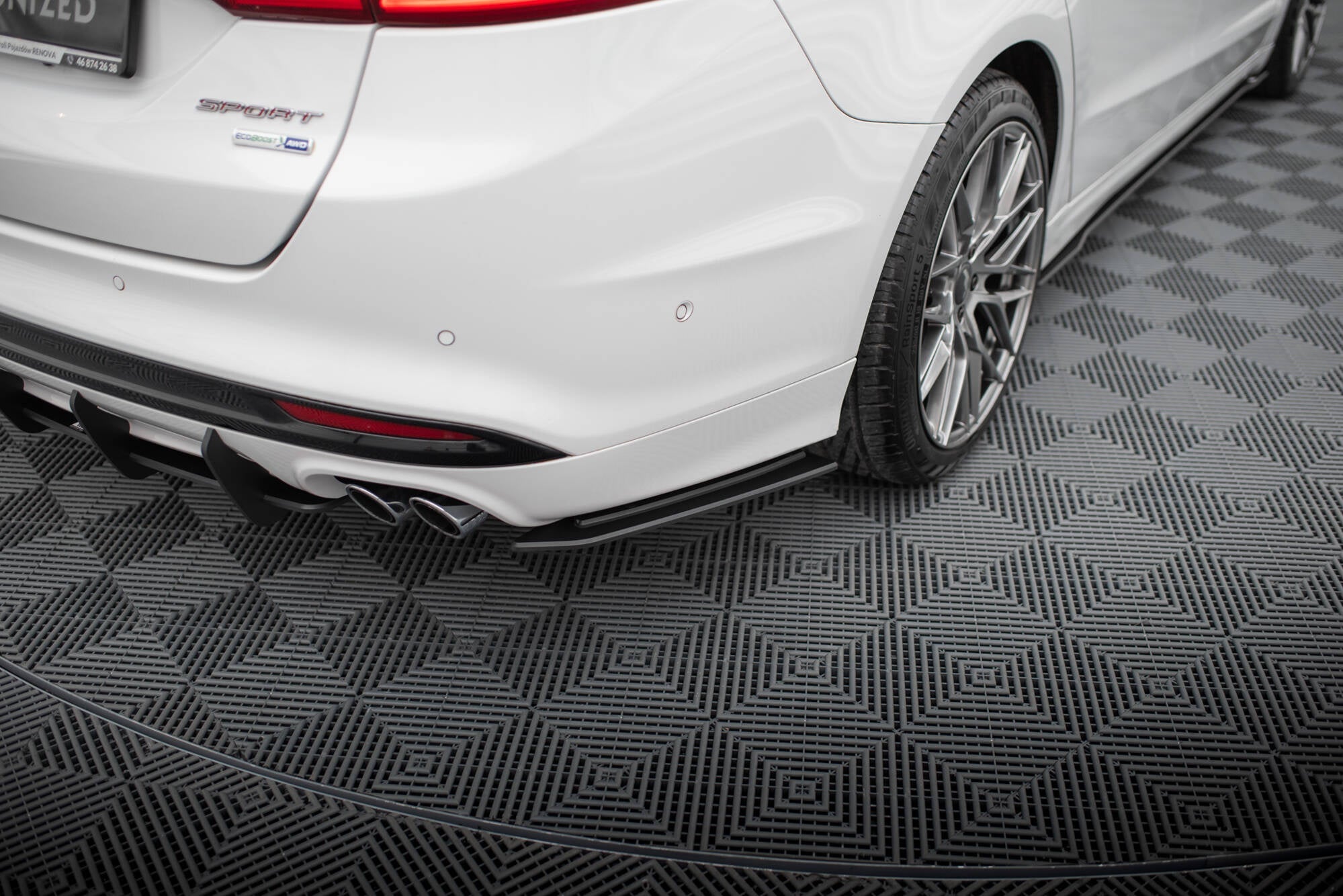 Maxton Design Street Pro Rear Side Splitters para Ford Mondeo Sport Mk5 Facelift / Fusion Sport Mk2 Facelift - imagen 1