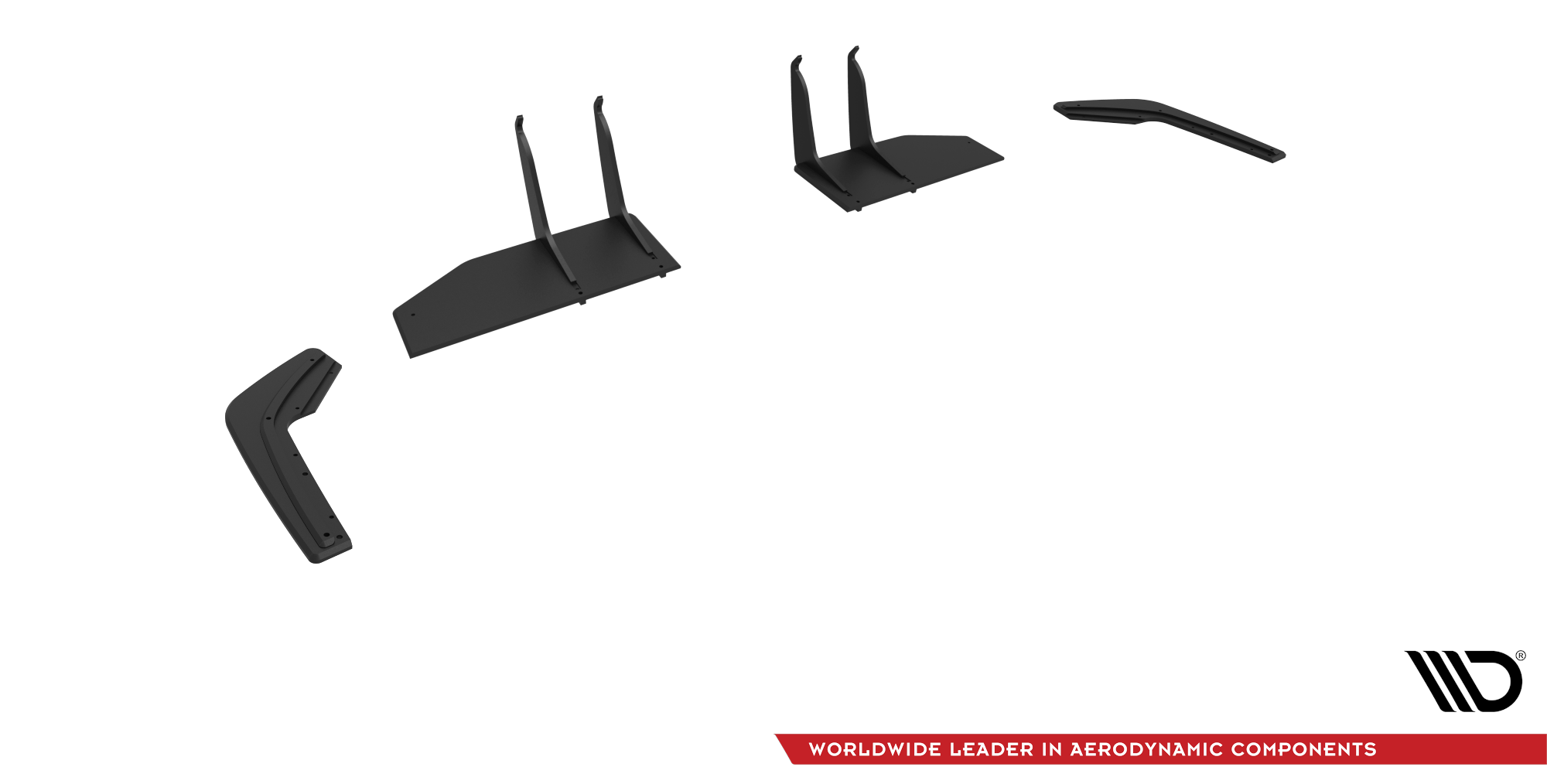 Maxton Design Street Pro Rear Side Splitters para Honda Civic Type-R Mk 11 - imagen 7