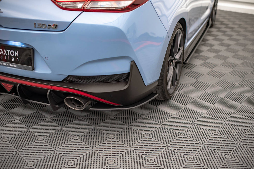Maxton Design Street Pro Rear Side Splitters para Hyundai I30 N Fastback Mk3 Facelift - imagen 1