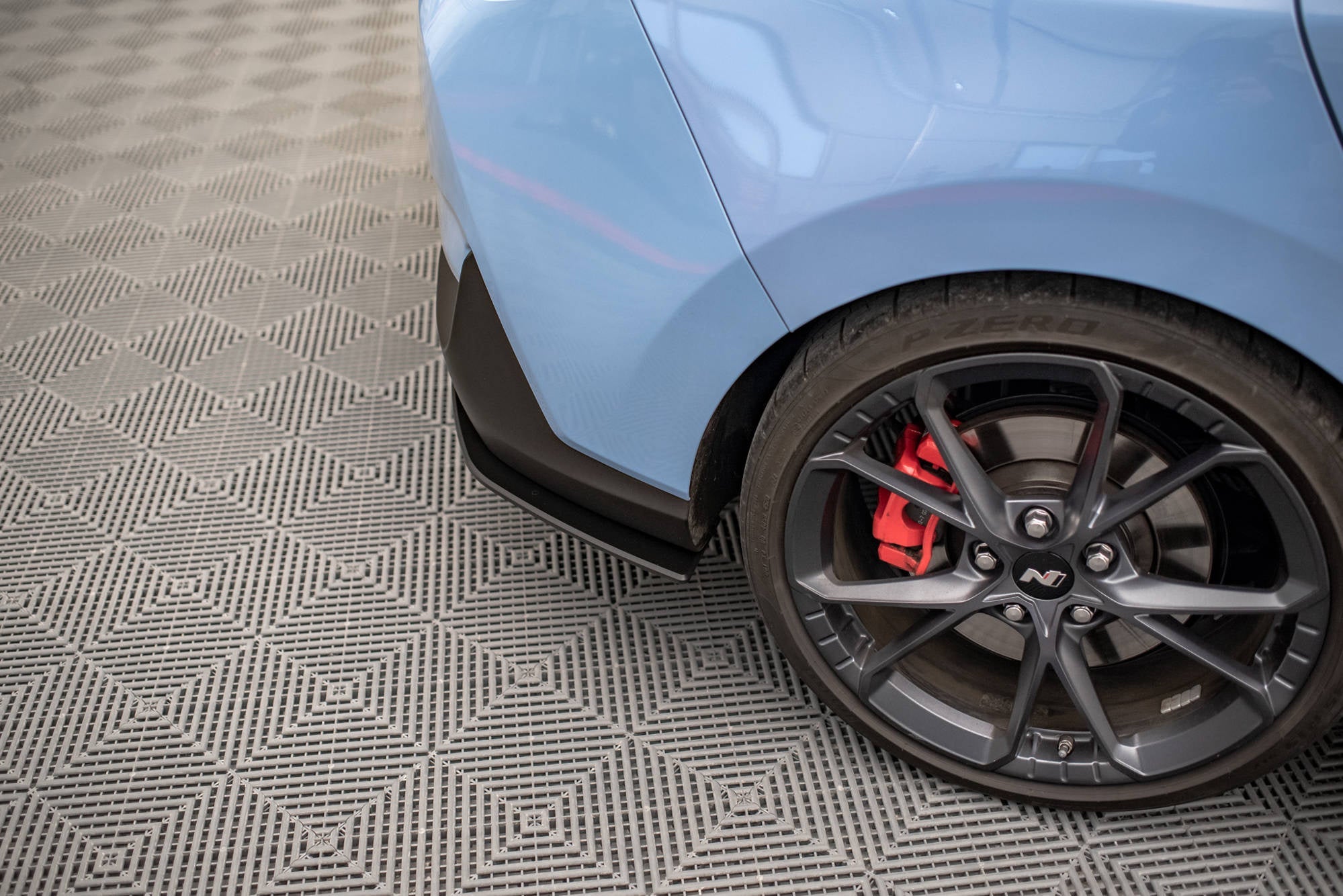Maxton Design Street Pro Rear Side Splitters para Hyundai I30 N Fastback Mk3 Facelift - imagen 2