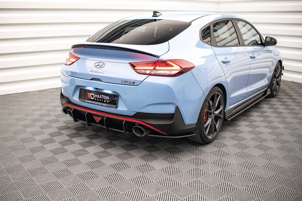 Maxton Design Street Pro Rear Side Splitters para Hyundai I30 N Fastback Mk3 Facelift - imagen 3