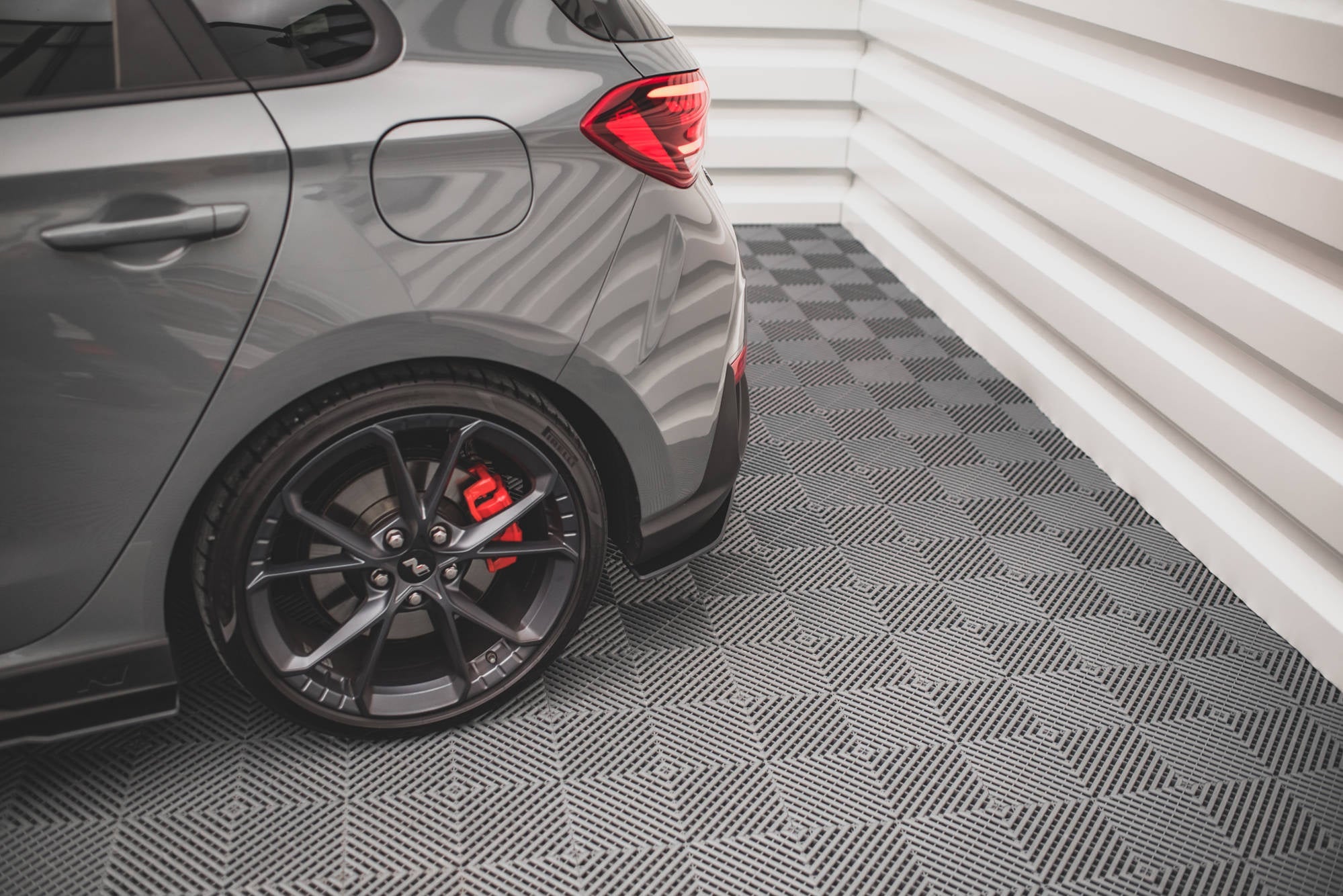 Maxton Design Street Pro Rear Side Splitters para Hyundai I30 N Hatchback Mk3 Facelift - imagen 2