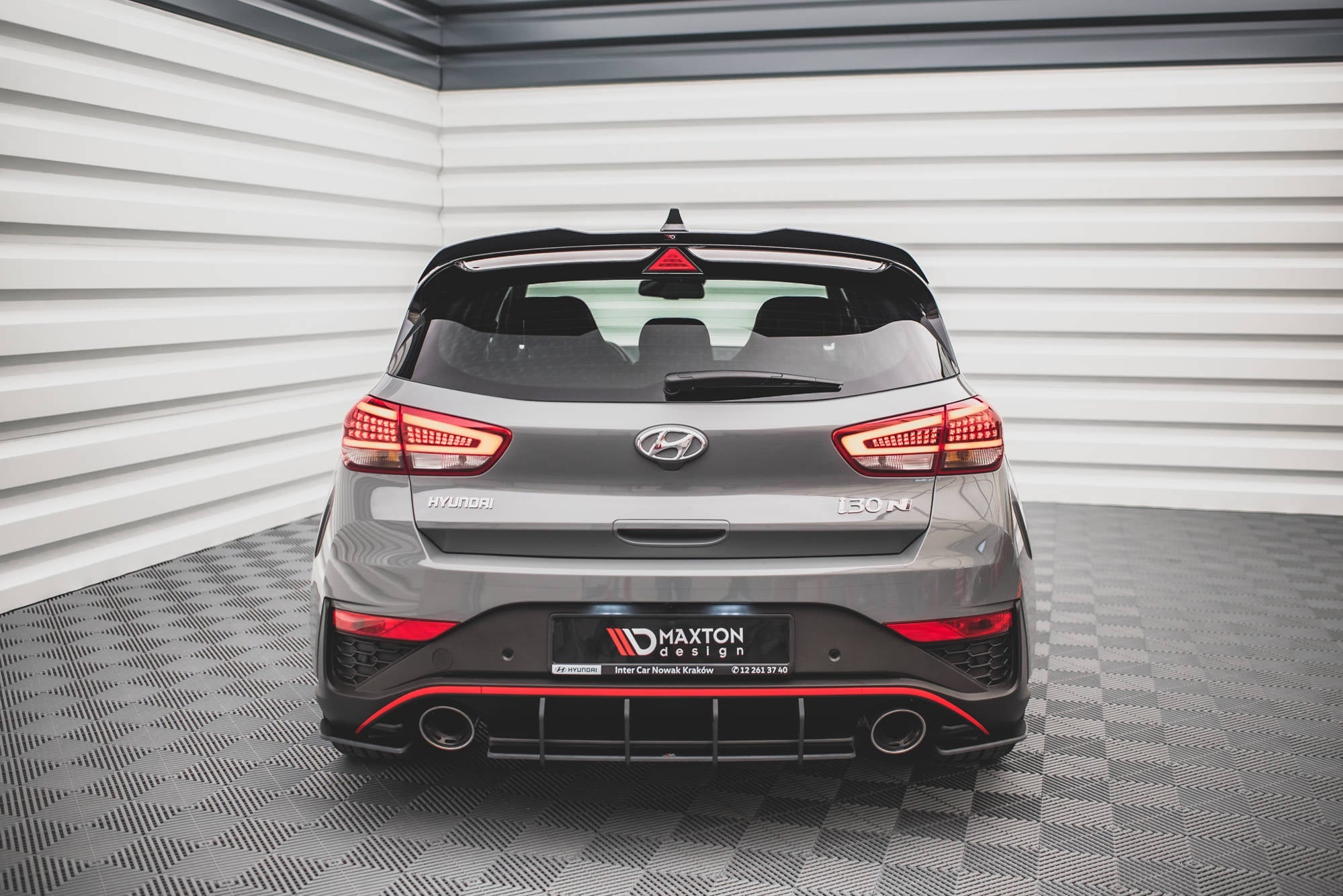 Maxton Design Street Pro Rear Side Splitters para Hyundai I30 N Hatchback Mk3 Facelift - imagen 3