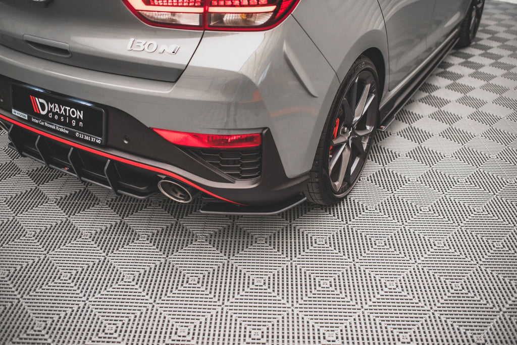 Maxton Design Street Pro Rear Side Splitters para Hyundai I30 N Hatchback Mk3 Facelift - imagen 1