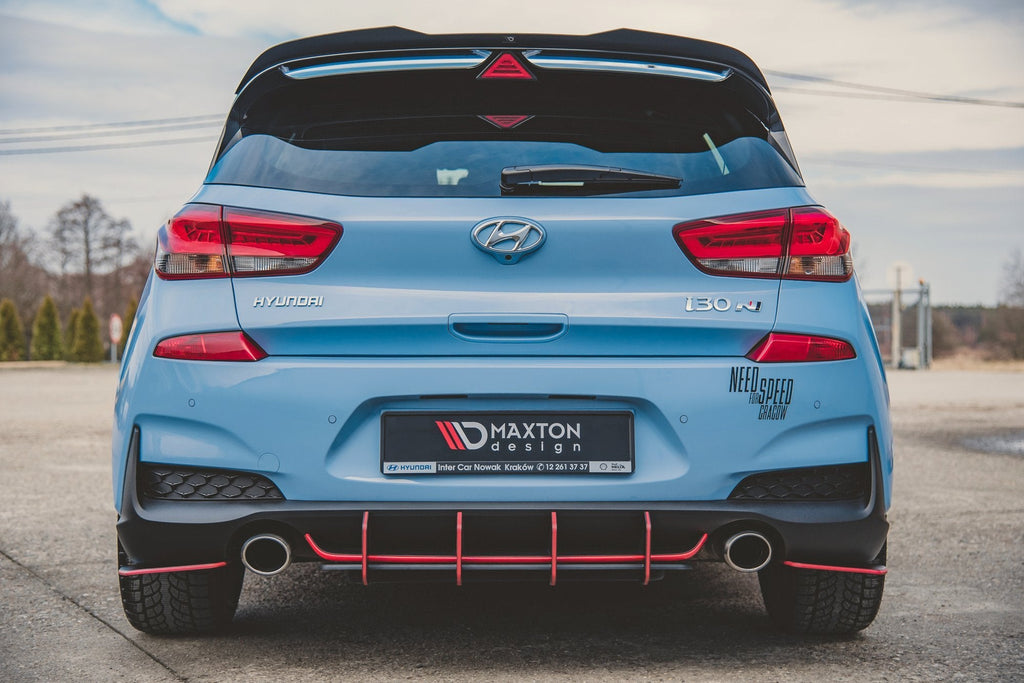 Maxton Design Street Pro Rear Side Splitters para Hyundai I30 N Mk3 Hatchback - imagen 8
