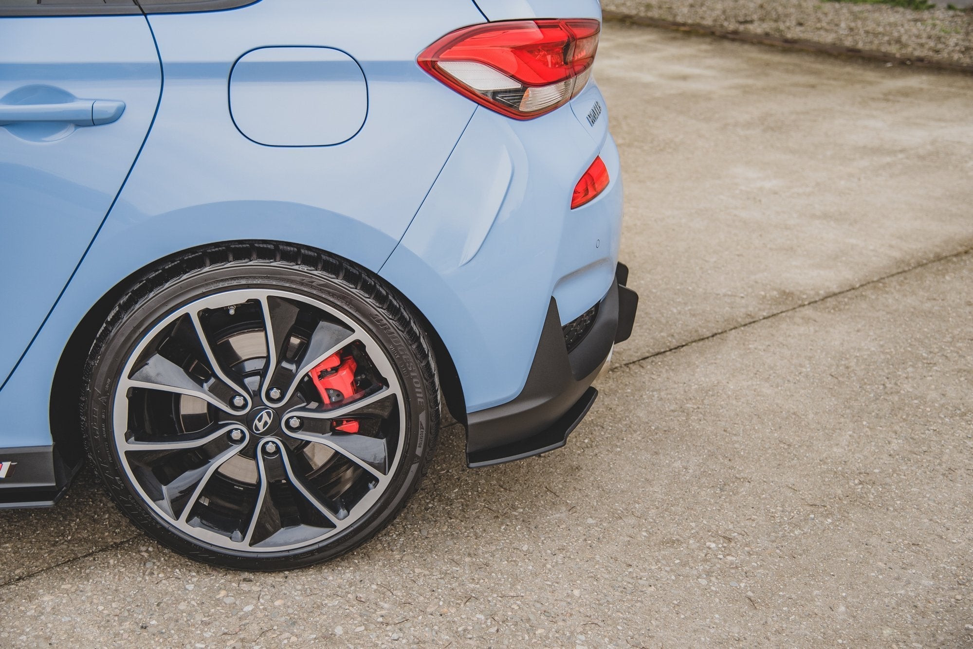 Maxton Design Street Pro Rear Side Splitters para Hyundai I30 N Mk3 Hatchback - imagen 6