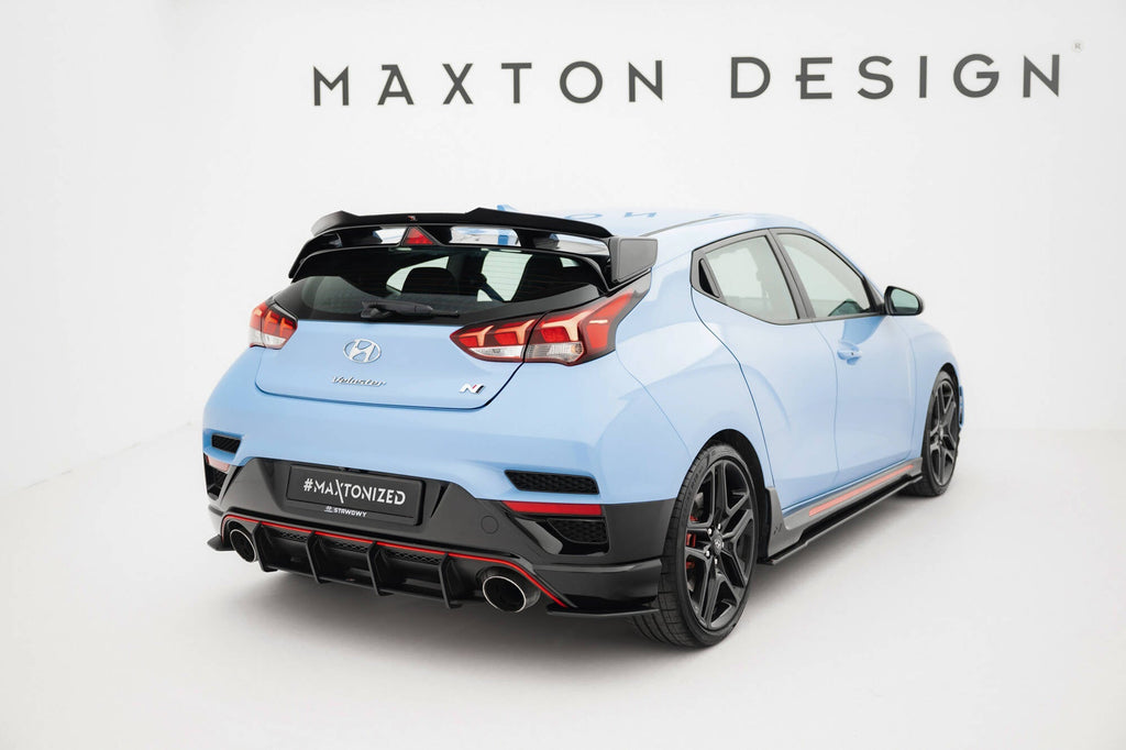 Maxton Design Street Pro Rear Side Splitters para Hyundai Veloster N Mk2 - imagen 2