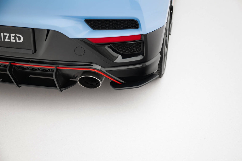 Maxton Design Street Pro Rear Side Splitters para Hyundai Veloster N Mk2 - imagen 1
