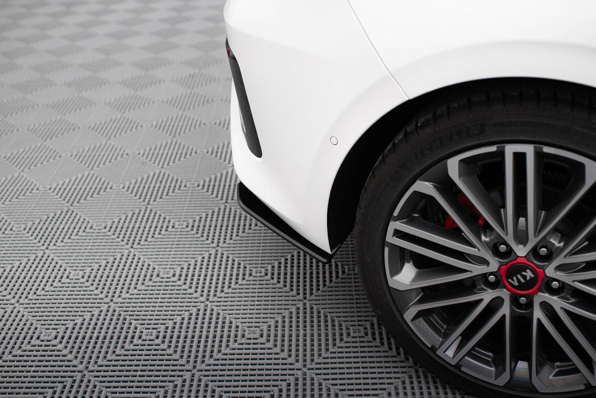 Maxton Design Street Pro Rear Side Splitters para Kia Ceed GT Mk3 - imagen 3