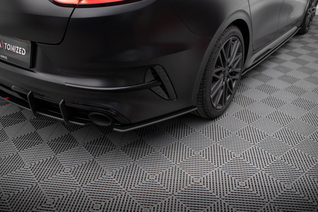 Maxton Design Street Pro Rear Side Splitters para Kia Proceed GT Mk1 Facelift - imagen 1
