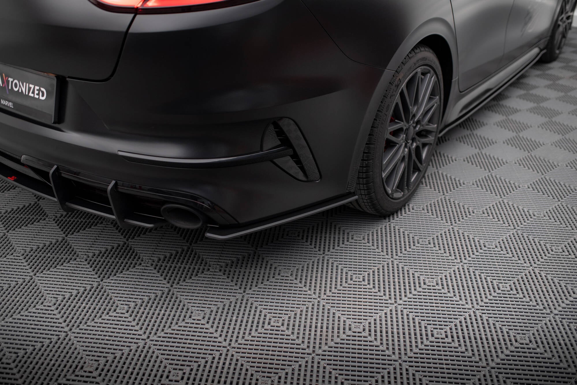 Maxton Design Street Pro Rear Side Splitters para Kia Proceed GT Mk1 Facelift - imagen 1