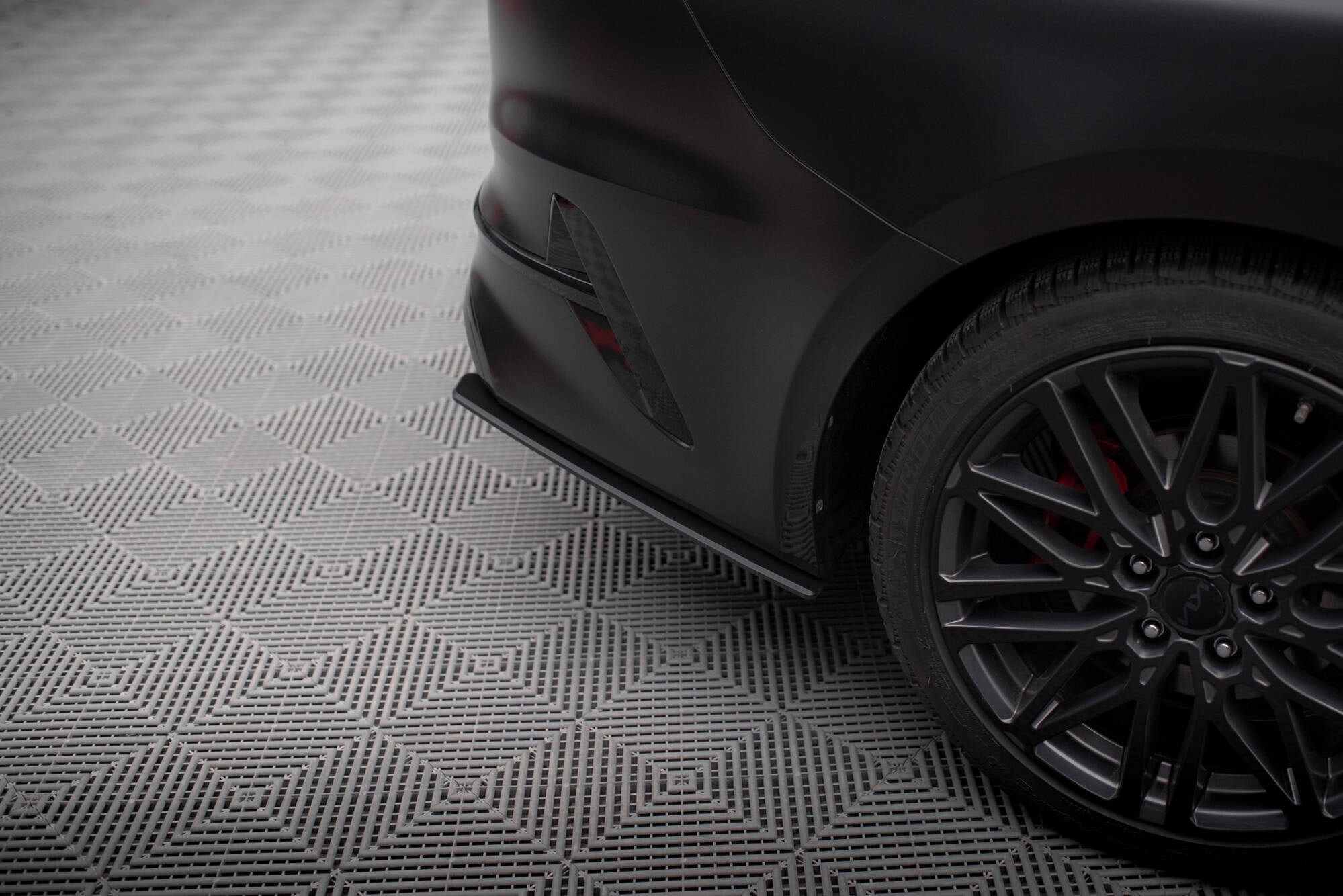 Maxton Design Street Pro Rear Side Splitters para Kia Proceed GT Mk1 Facelift - imagen 3