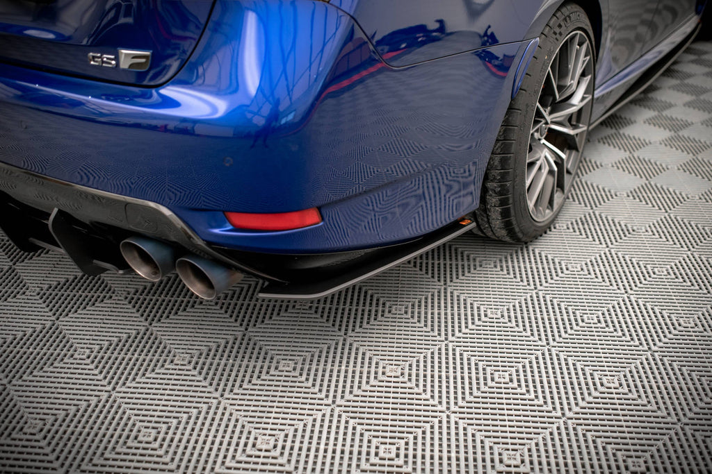Maxton Design Street Pro Rear Side Splitters para Lexus GS F Mk4 Facelift - imagen 1
