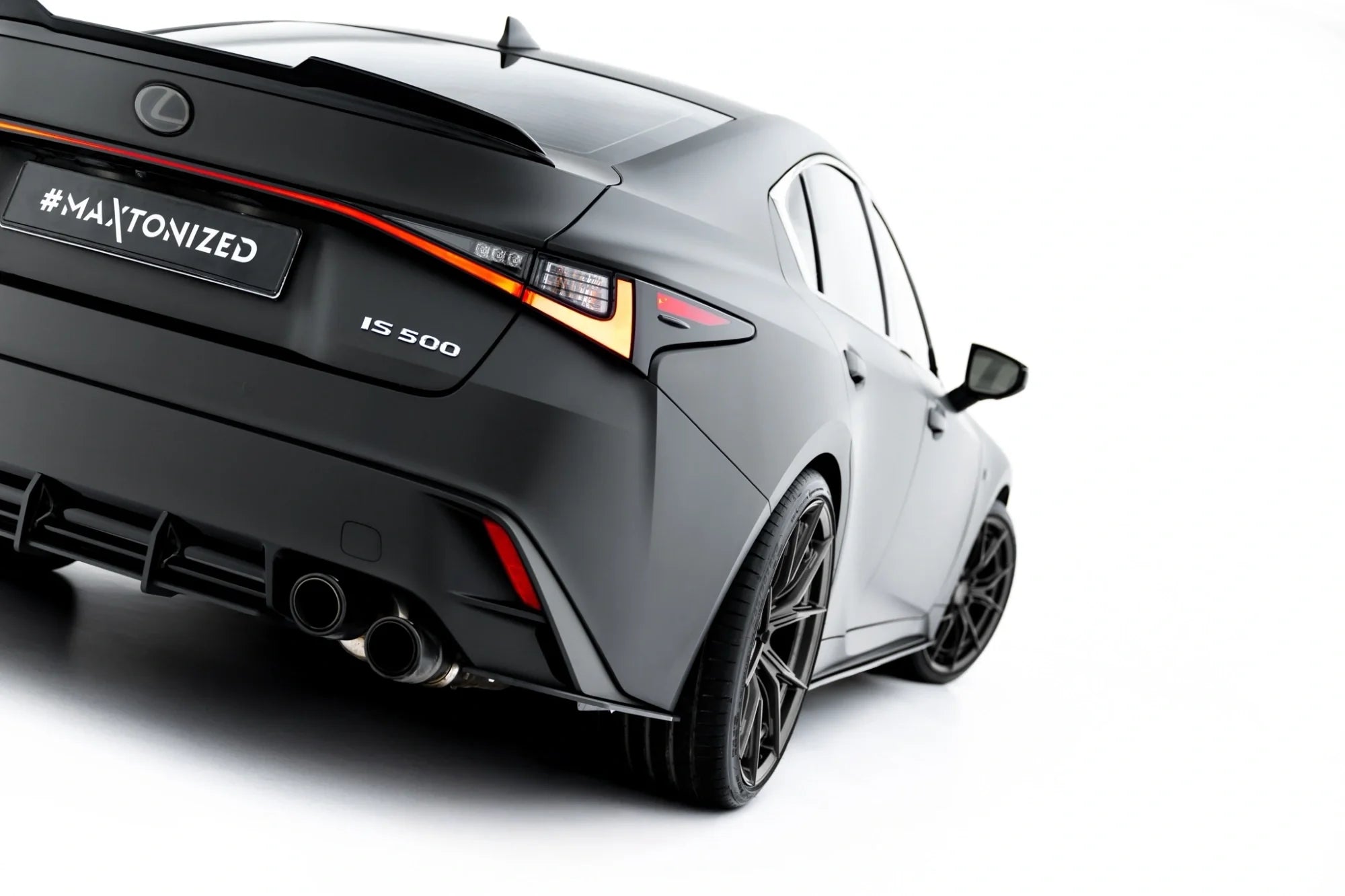 Maxton Design Street Pro Rear Side Splitters para Lexus IS 500 Mk3 Facelift 2 (XE30) - imagen 1