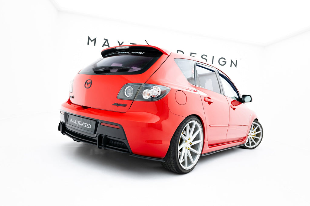 Maxton Design Street Pro Rear Side Splitters para Mazda 3 MPS Mk1 EU Version - imagen 2