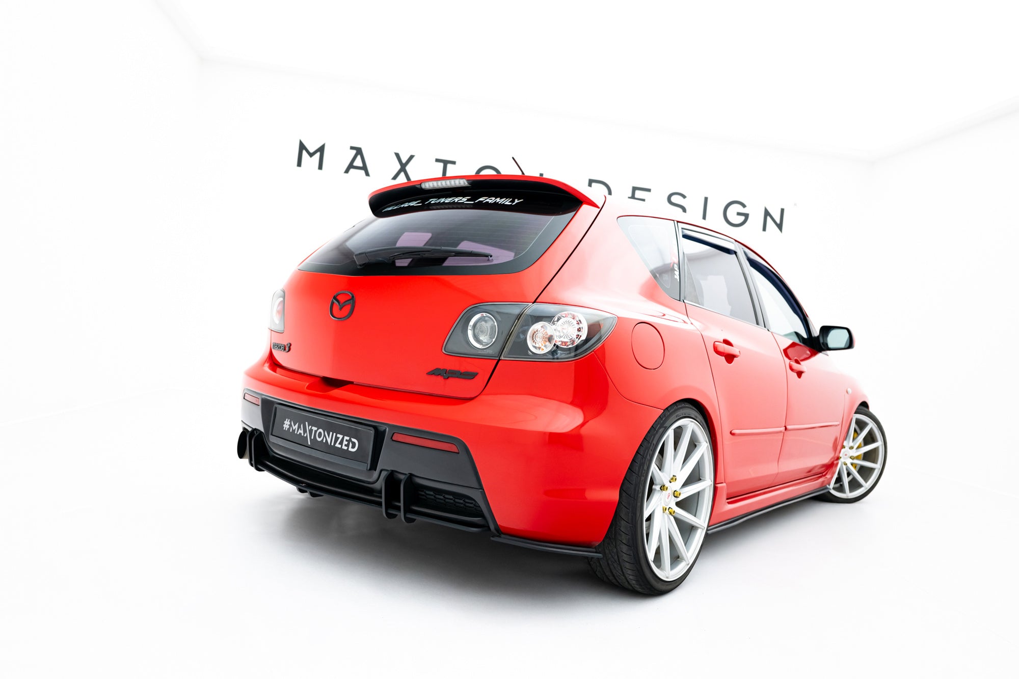 Maxton Design Street Pro Rear Side Splitters para Mazda 3 MPS Mk1 EU Version - imagen 4