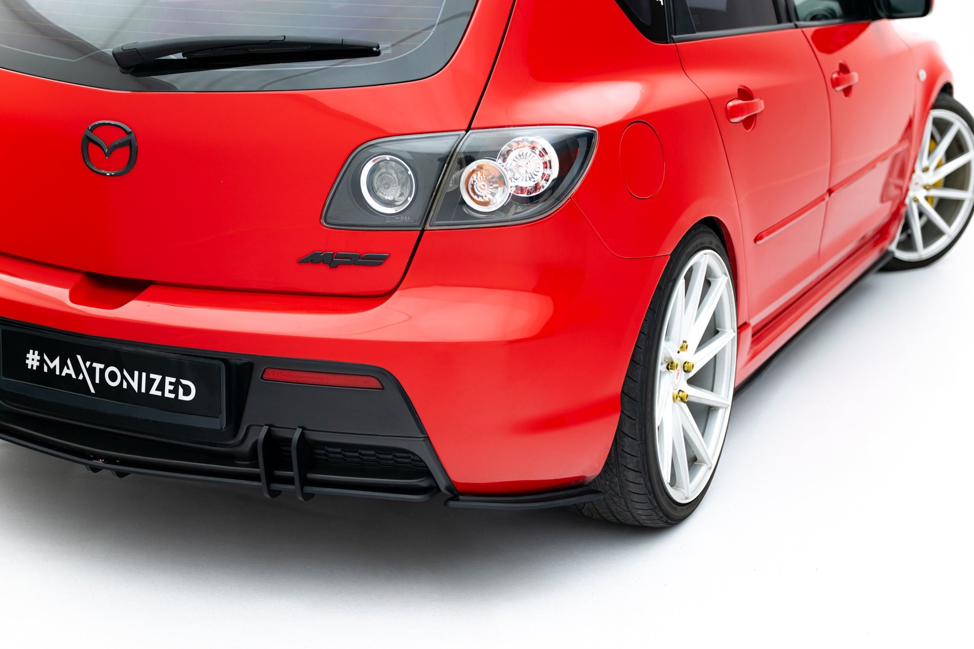 Maxton Design Street Pro Rear Side Splitters para Mazda 3 MPS Mk1 EU Version - imagen 1