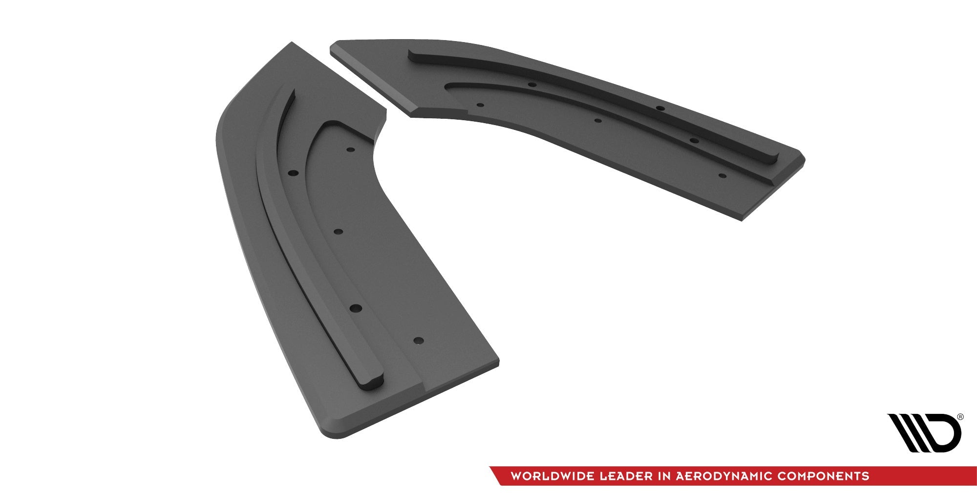 Maxton Design Street Pro Rear Side Splitters para Mazda 3 MPS Mk1 US-Spec Version - imagen 5
