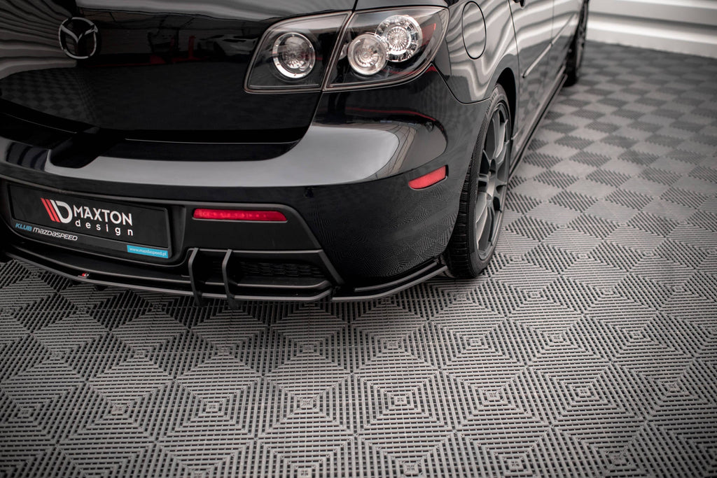 Maxton Design Street Pro Rear Side Splitters para Mazda 3 MPS Mk1 US-Spec Version - imagen 1
