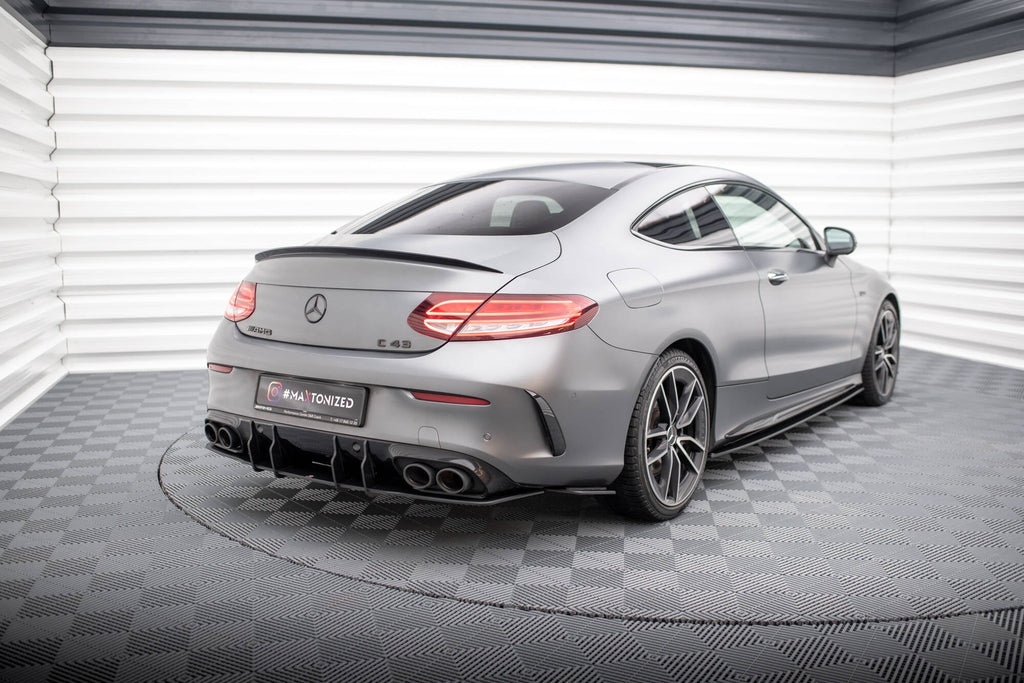 Maxton Design Street Pro Rear Side Splitters para Mercedes-AMG C43 Coupe / Cabrio C205 Facelift / A205 Facelift - imagen 2