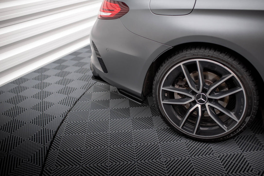 Maxton Design Street Pro Rear Side Splitters para Mercedes-AMG C43 Coupe / Cabrio C205 Facelift / A205 Facelift - imagen 3