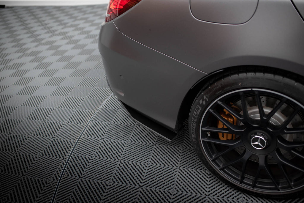 Maxton Design Street Pro Rear Side Splitters para Mercedes-AMG C63 Sedan / Estate W205 Facelift - imagen 3