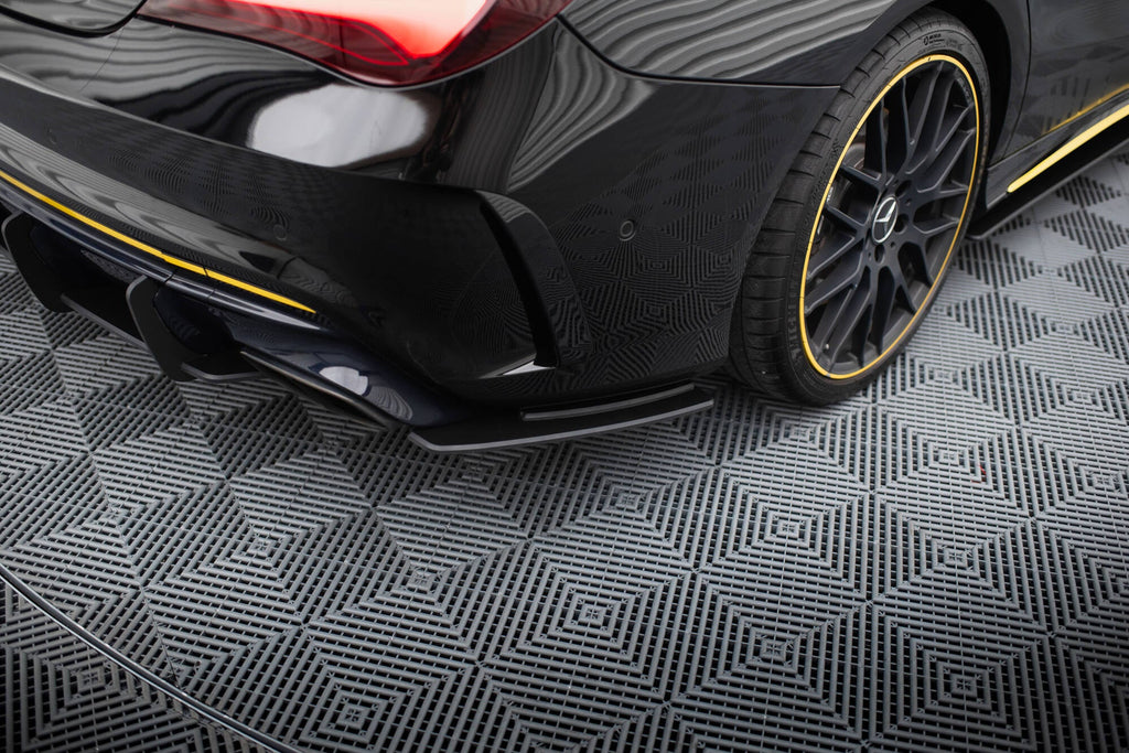 Maxton Design Street Pro Rear Side Splitters para Mercedes-AMG CLA 45 C117 Facelift - imagen 1