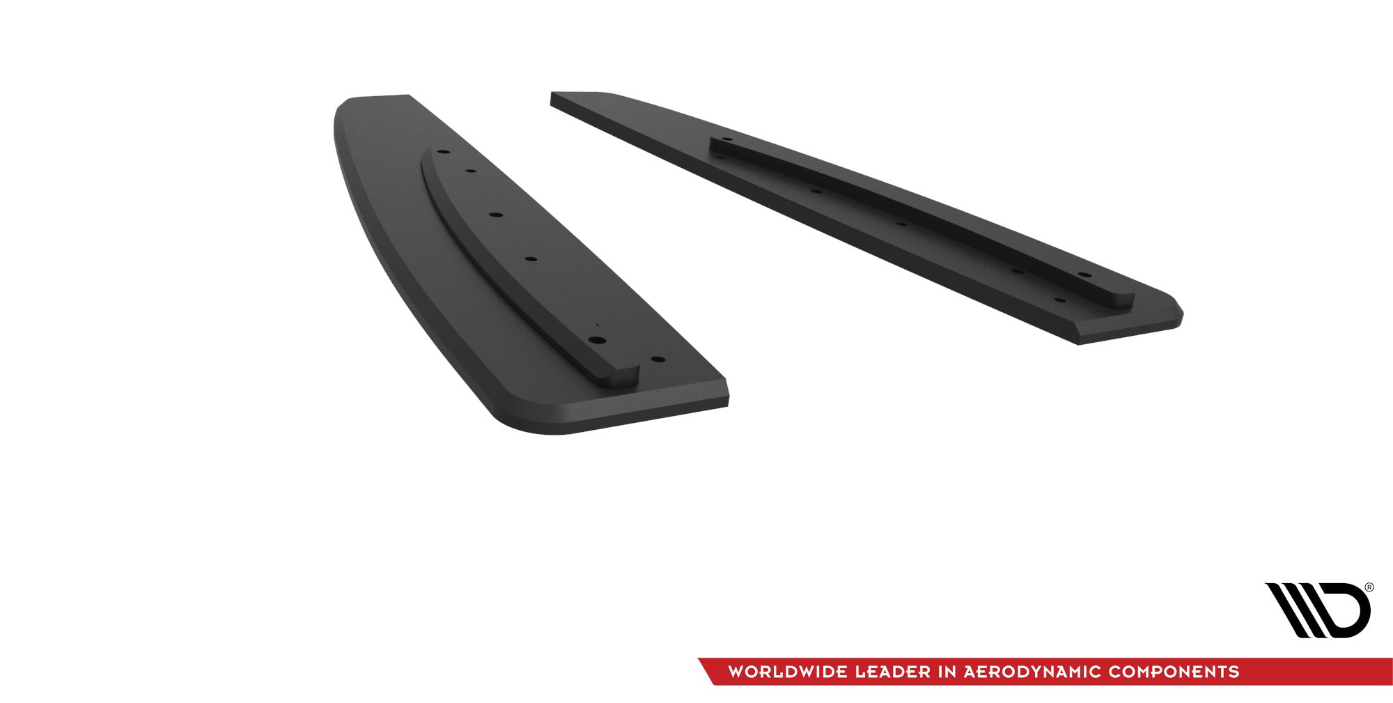 Maxton Design Street Pro Rear Side Splitters para Mercedes-AMG CLA 45 C117 Facelift - imagen 5