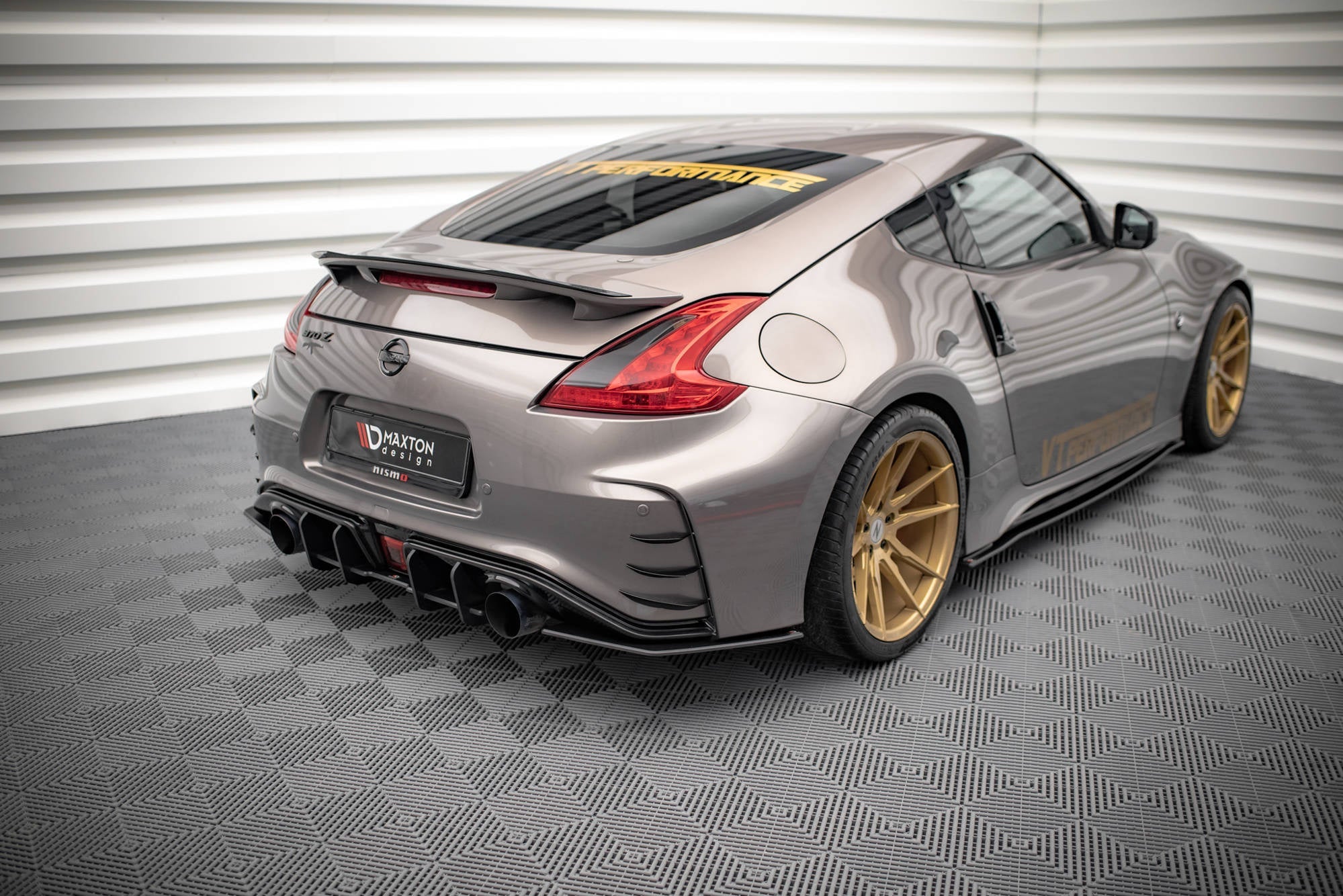 Maxton Design Street Pro Rear Side Splitters para Nissan 370Z Nismo Facelift - imagen 2