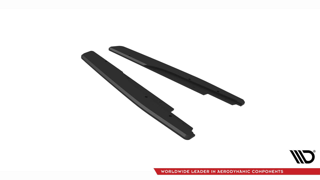 Maxton Design Street Pro Rear Side Splitters para Nissan GTR R35 Facelift - imagen 3
