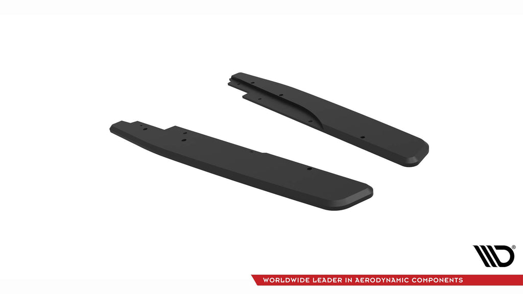 Maxton Design Street Pro Rear Side Splitters para Nissan GTR R35 Facelift - imagen 4