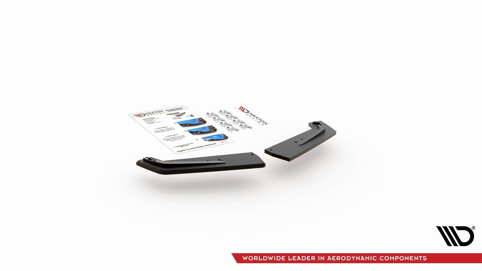 Maxton Design Street Pro Rear Side Splitters para Toyota GR Yaris Mk4 - imagen 5