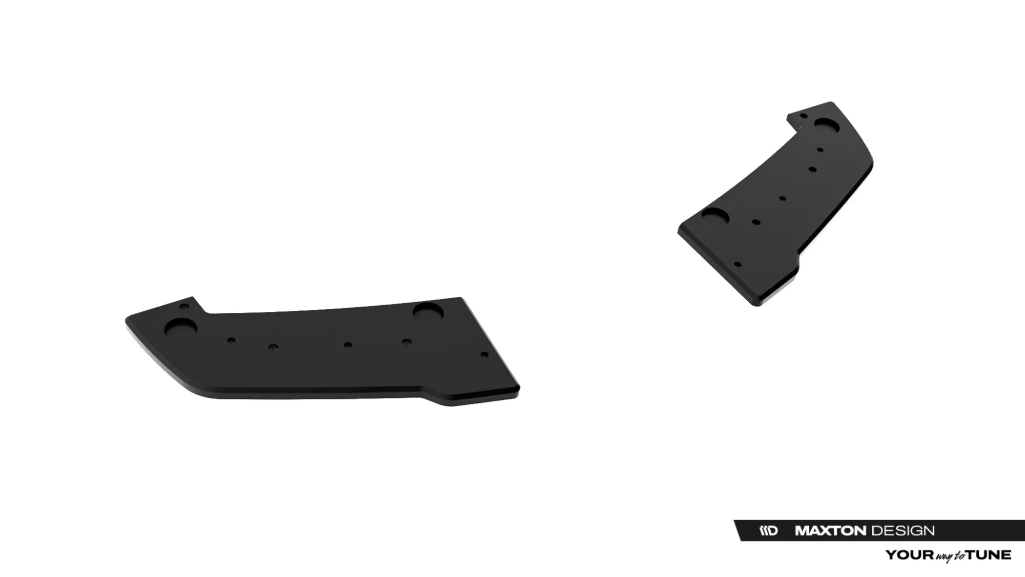 Maxton Design Street Pro Rear Side Splitters para Toyota GR Yaris Mk4 Facelift - imagen 4