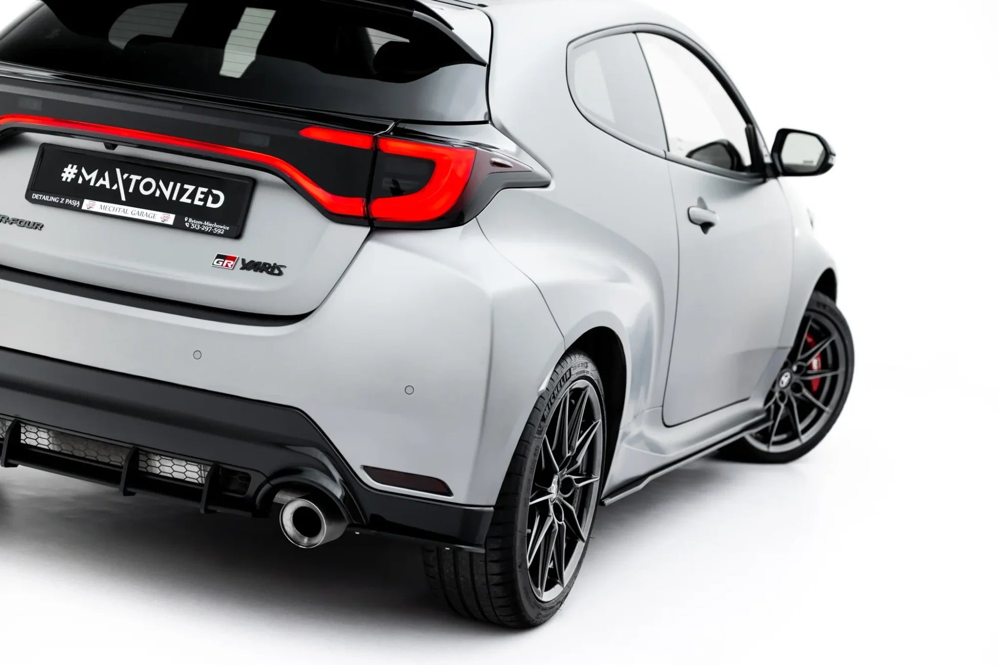 Maxton Design Street Pro Rear Side Splitters para Toyota GR Yaris Mk4 Facelift - imagen 1