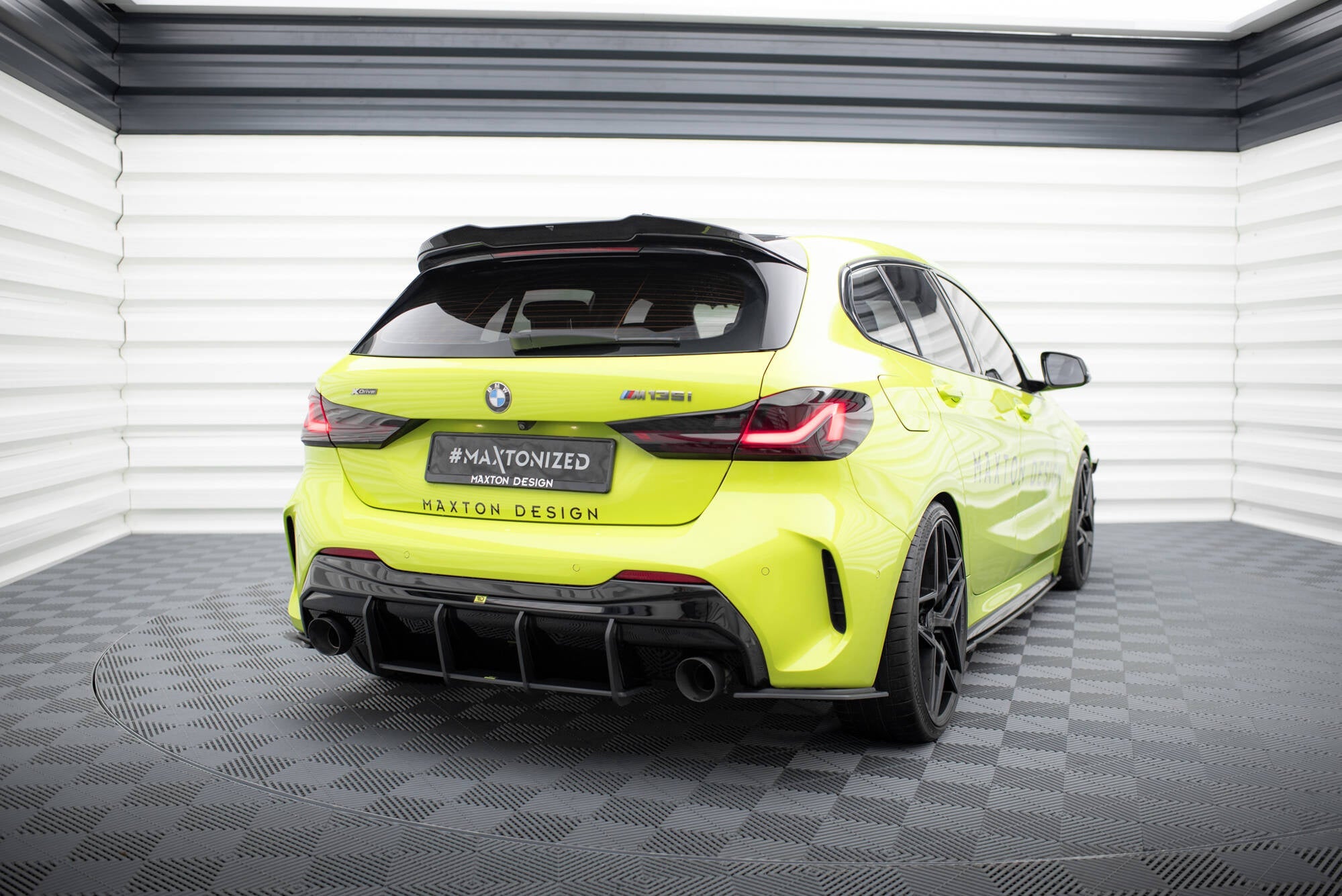 Maxton Design Street Pro Rear Side Splitters V.1 para BMW 1 F40 M-Pack / M135i - imagen 2