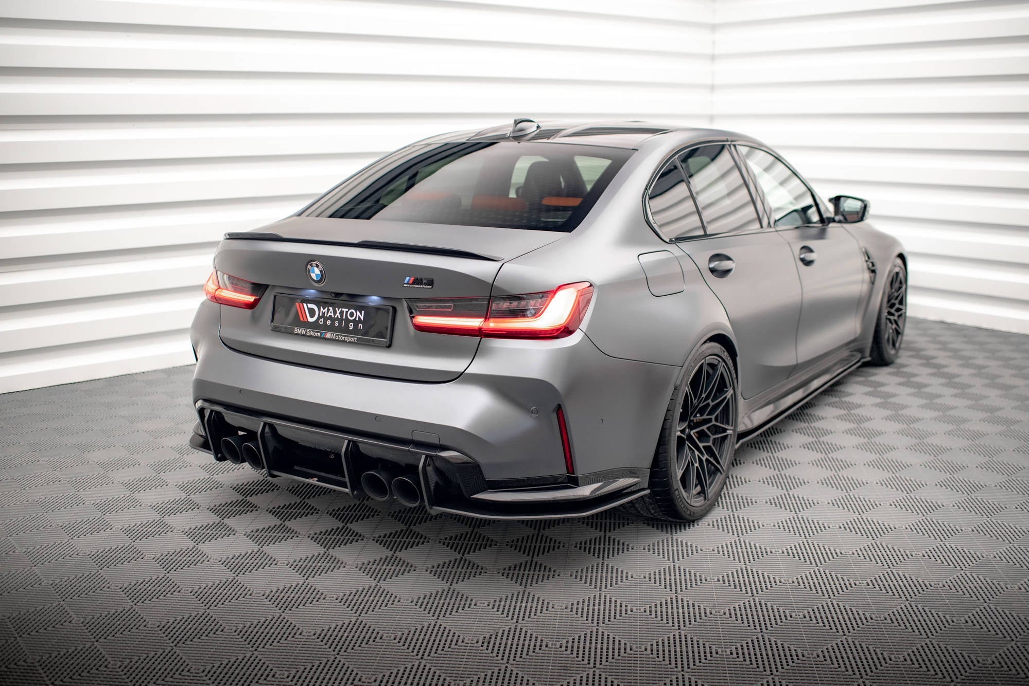 Maxton Design Street Pro Rear Side Splitters V.1 para BMW M3 Sedan / Touring G80 / G81 - imagen 2