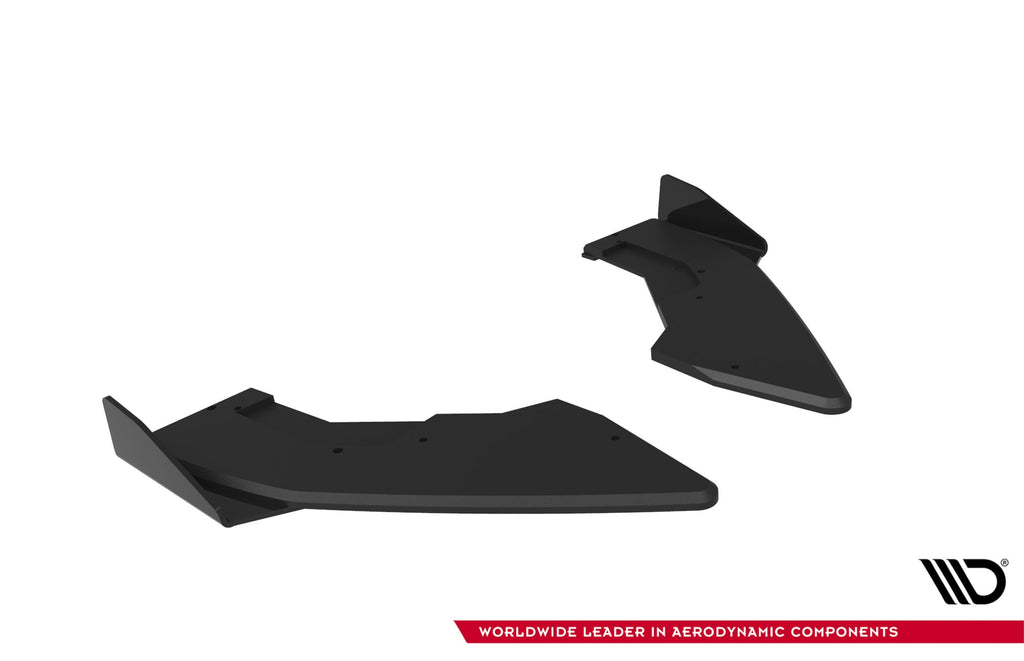 Maxton Design Street Pro Rear Side Splitters V.1 + Flaps para BMW M135i F70 - imagen 5