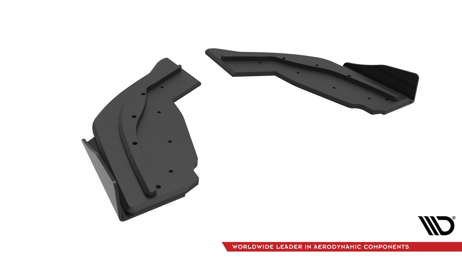 Maxton Design Street Pro Rear Side Splitters V.1 + Flaps V.1 para BMW 1 F40 M-Pack / M135i - imagen 4