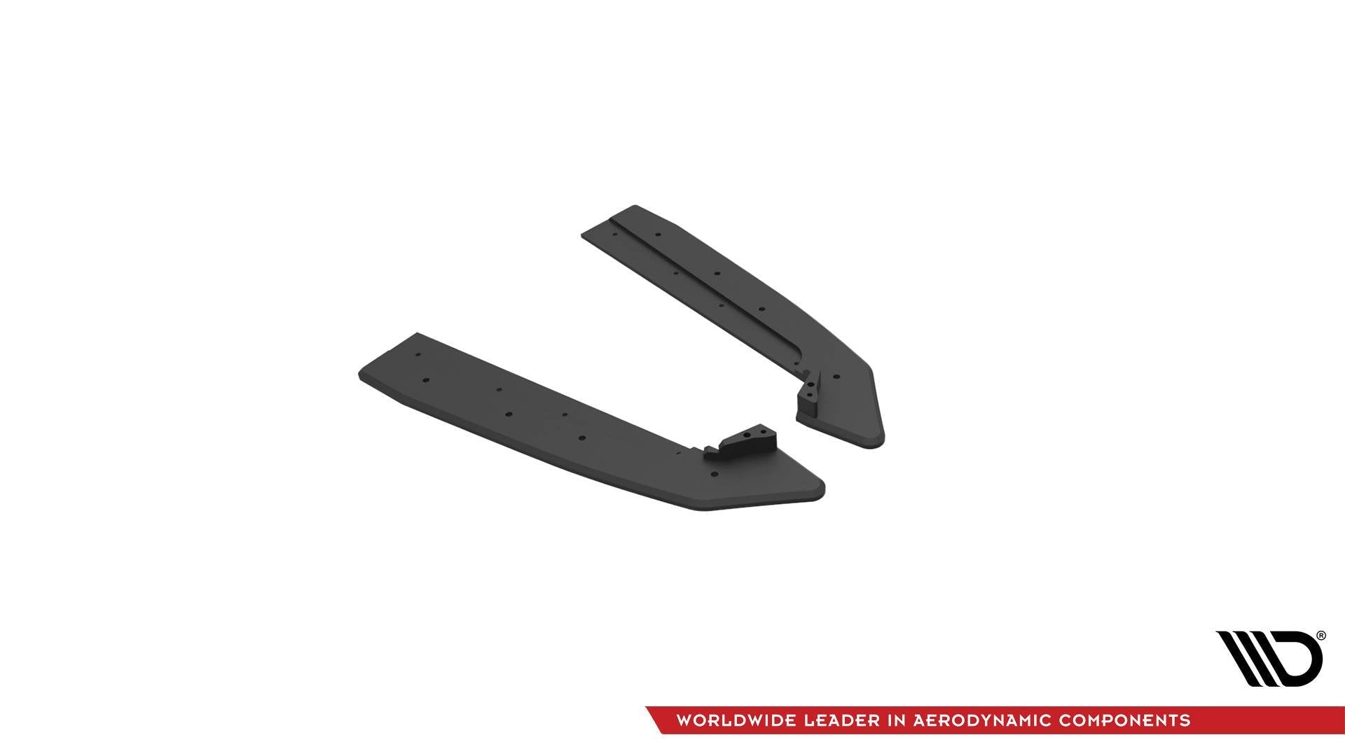 Maxton Design Street Pro Rear Side Splitters V.1 para Ford Mustang GT Mk6 Facelift - imagen 4