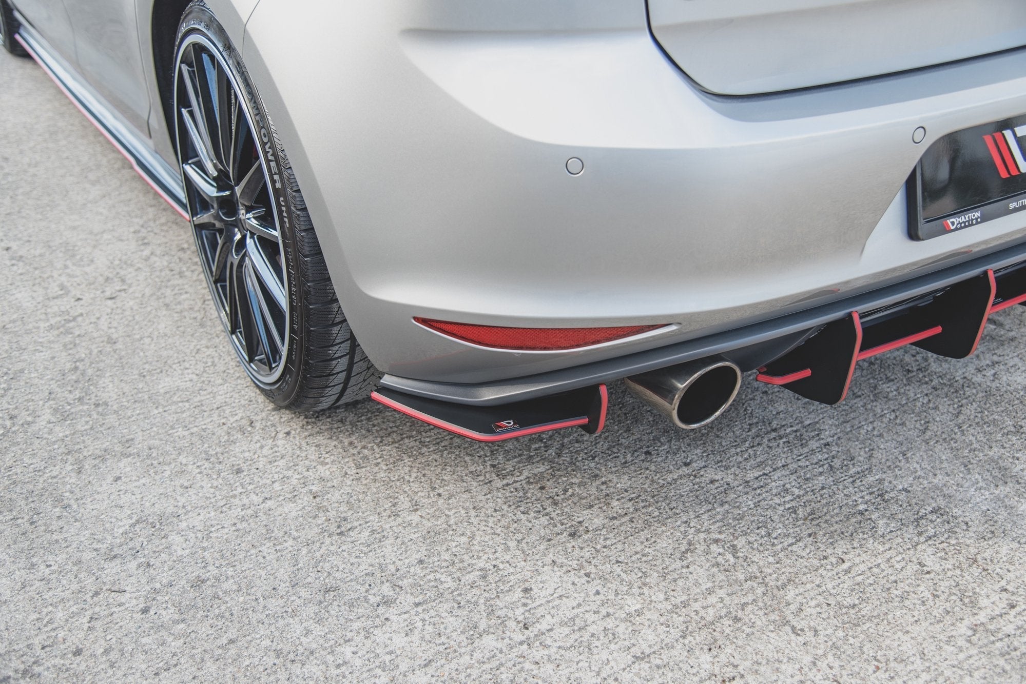 Maxton Design Street Pro Rear Side Splitters V.1 para Volkswagen Golf Mk7 GTI - imagen 11