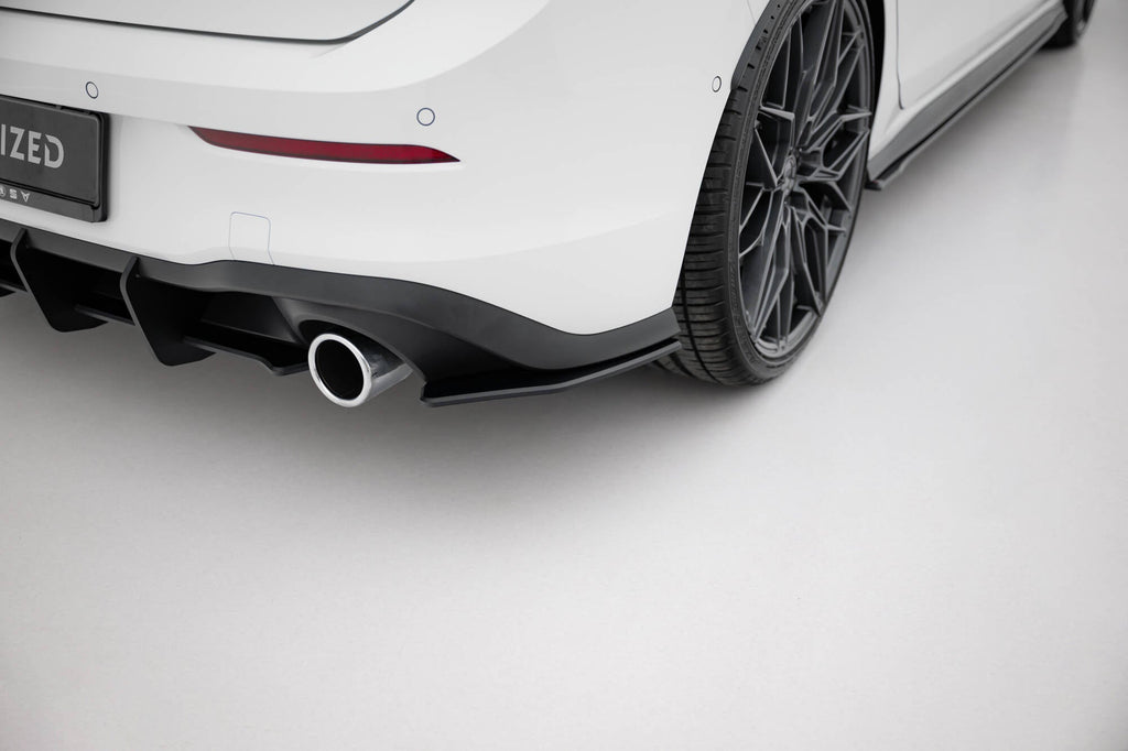 Maxton Design Street Pro Rear Side Splitters V.1 para Volkswagen Golf GTI / GTE / R-Line Mk8 - imagen 1