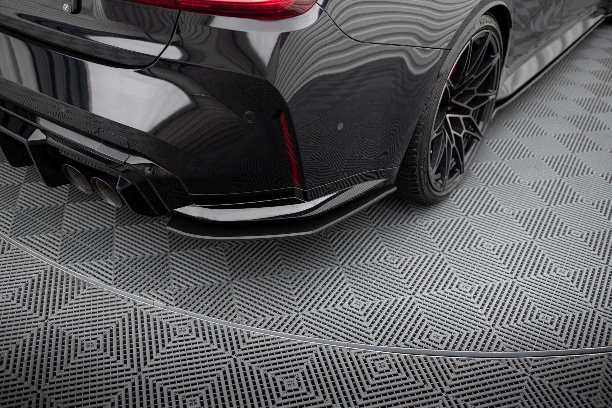 Maxton Design Street Pro Rear Side Splitters V.2 para BMW M3 Sedan / Touring G80 / G81 - imagen 1
