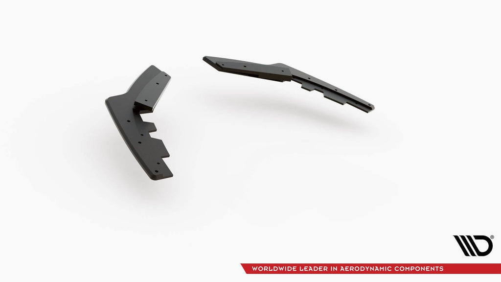 Maxton Design Street Pro Rear Side Splitters V.2 + Flaps para BMW 1 F20 M140i - imagen 5