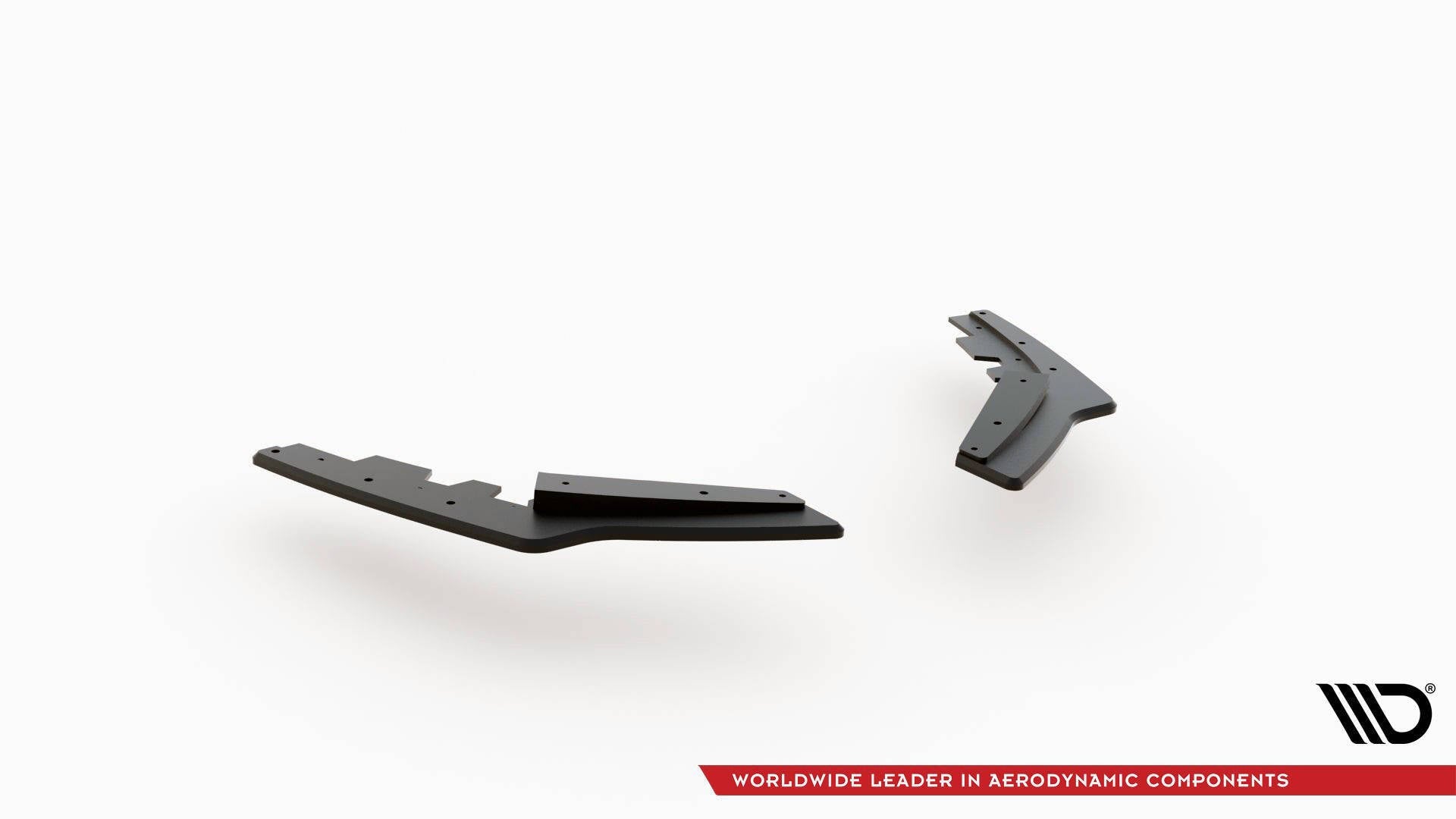 Maxton Design Street Pro Rear Side Splitters V.2 + Flaps para BMW 1 F20 M140i - imagen 4