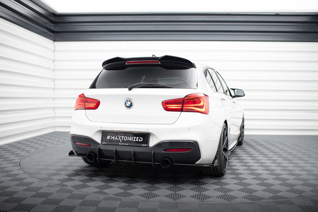 Maxton Design Street Pro Rear Side Splitters V.2 + Flaps para BMW 1 F20 M140i - imagen 2