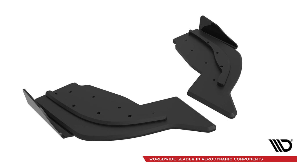 Maxton Design Street Pro Rear Side Splitters V.2 + Flaps V.2 para BMW 1 F40 M-Pack / M135i - imagen 4