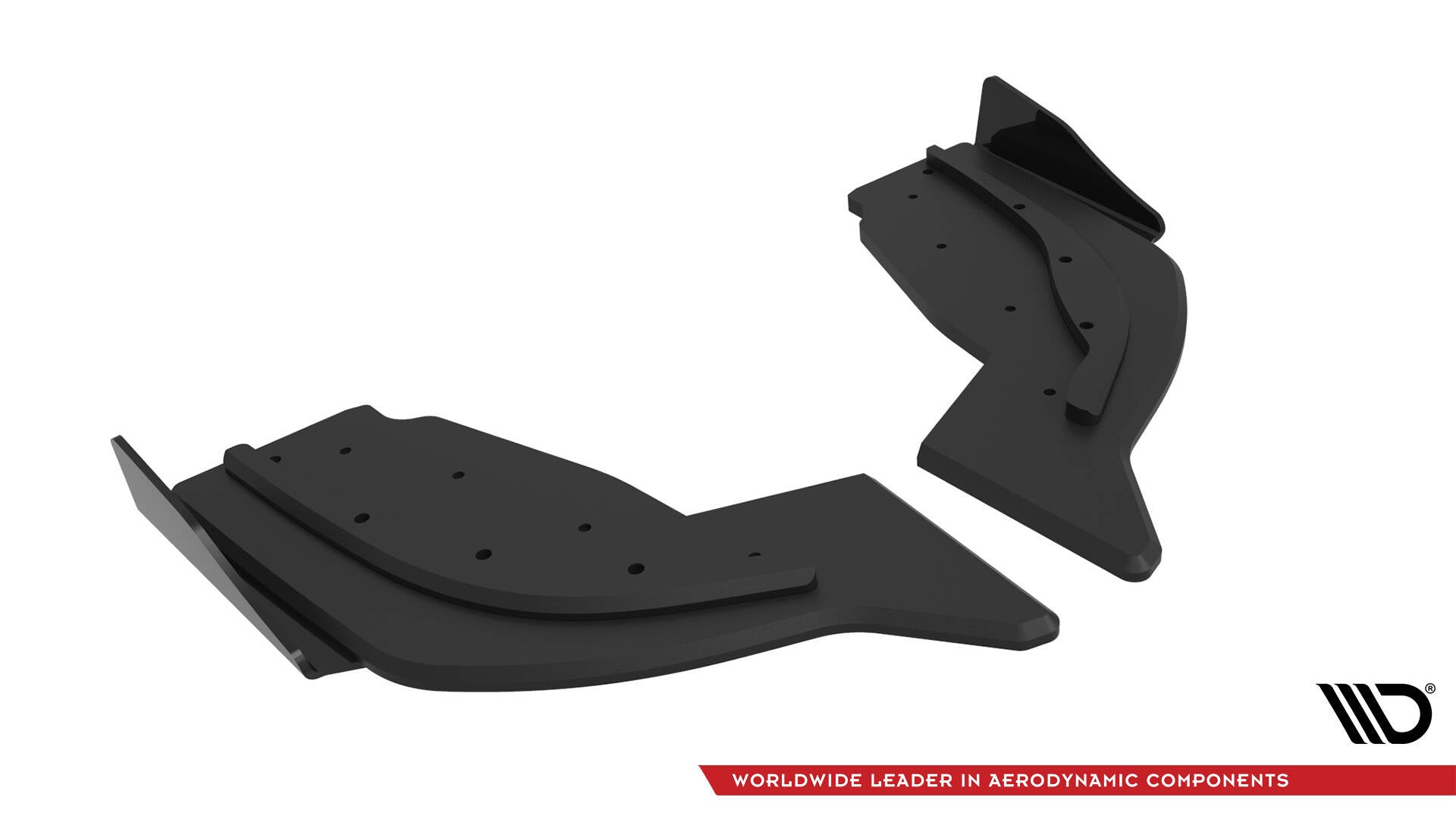 Maxton Design Street Pro Rear Side Splitters V.2 + Flaps V.2 para BMW 1 F40 M-Pack / M135i - imagen 4