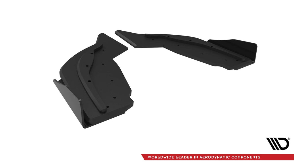Maxton Design Street Pro Rear Side Splitters V.2 + Flaps V.2 para BMW 1 F40 M-Pack / M135i - imagen 5